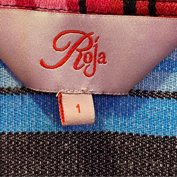 Amazing Roja Collection Serape Poncho Conchos and Studs - Picture 6 of 11